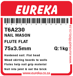 T6A230 - Masonry Nail -T6A230_Label_T